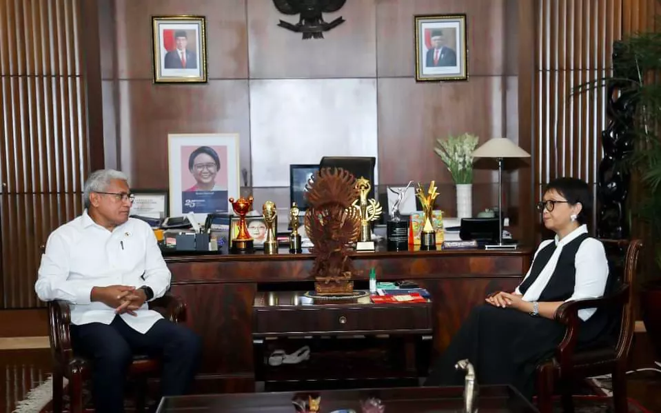 Kepala BNN dan Menlu Retno Marsudi Perkuat Kolaborasi Pemberantasan Narkotika