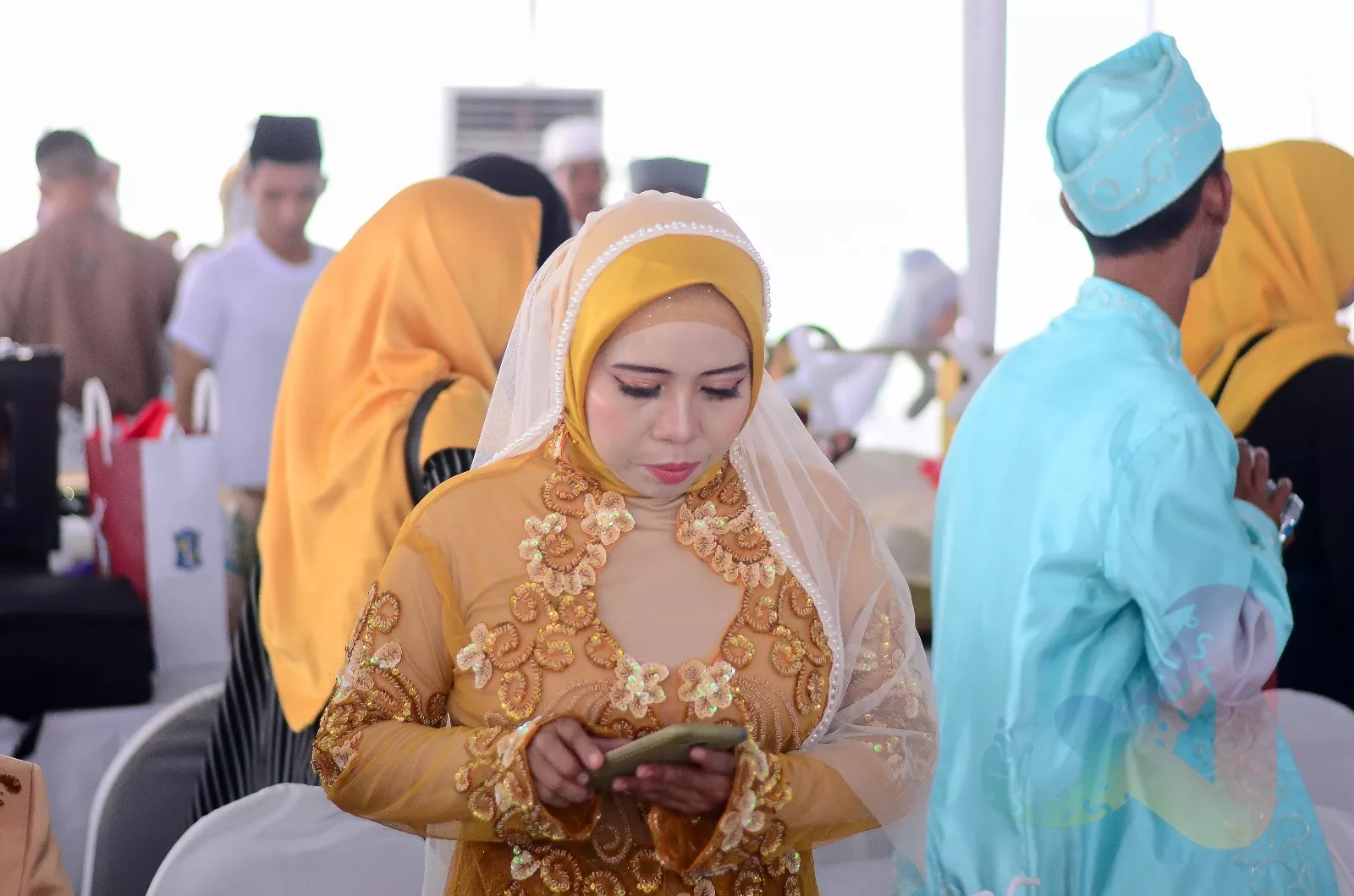 Nikah Massal di Surabaya dalam Tema Pesta Kebun, Suasana Balai Kota Sumringah dan Berbunga