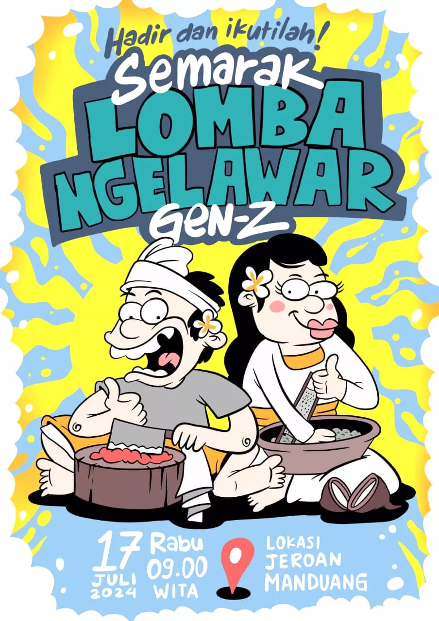 Semarak Lomba Ngelawar Gen-Z, Menghidupkan Tradisi, Menjalin Silaturahmi