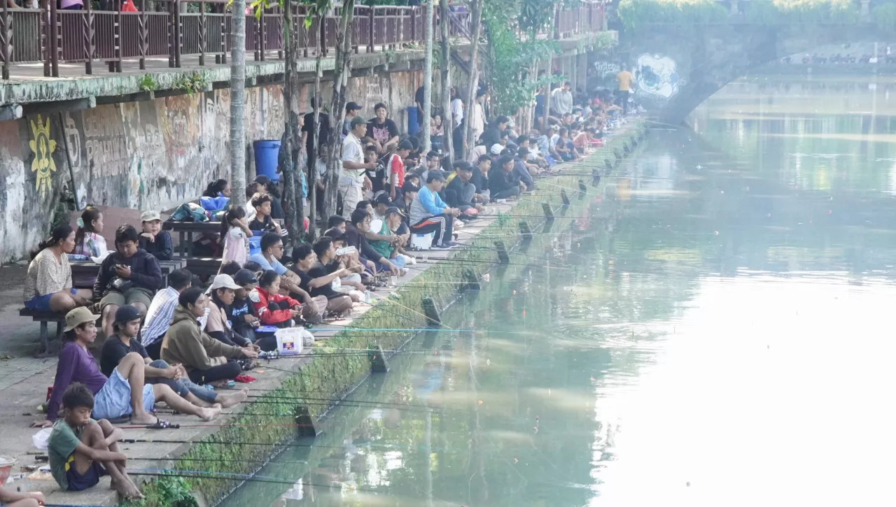 Warga Antusias Lomba Mancing HUT Kota Negara ke- 129, Pemkab Jembrana Akan Tambah Jumlah Peserta