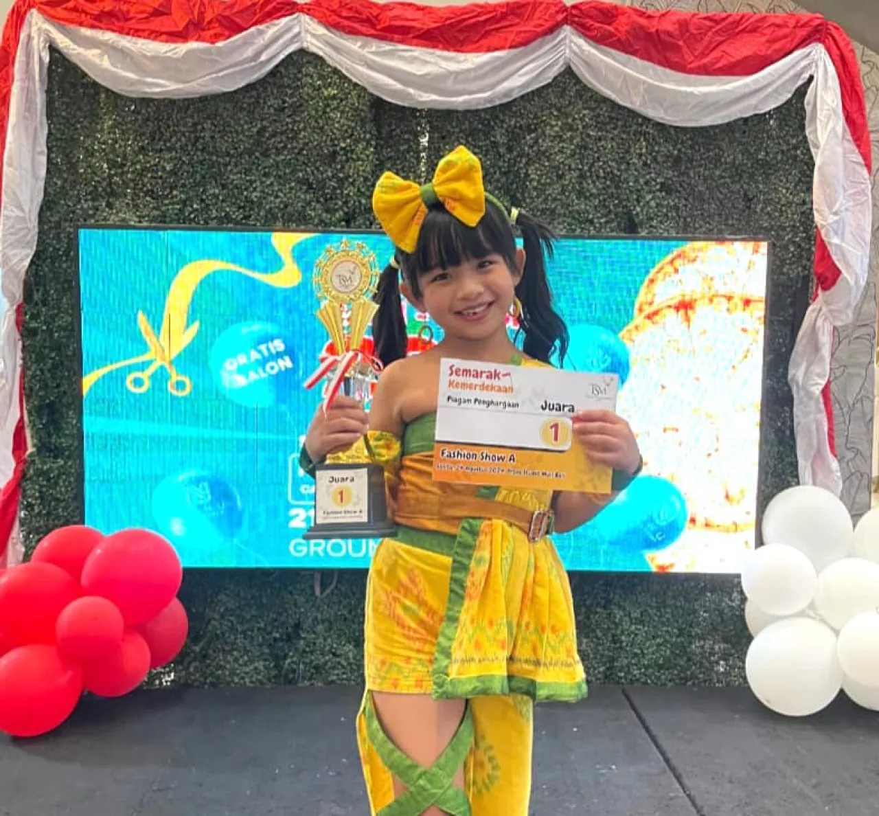 Ni Made Anindita Maheswari, Juara I Fashion Show Competition Siap Wakili Bali ke Tingkat Nasional