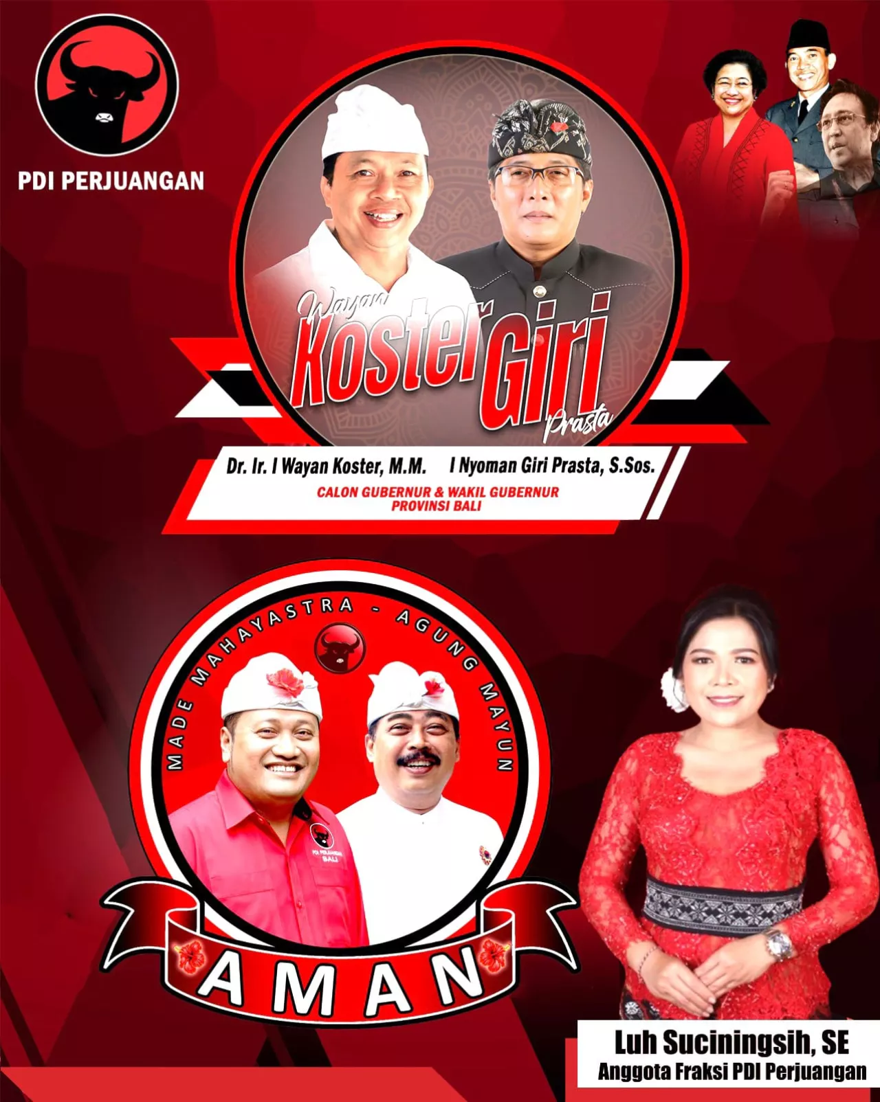 Luh Suciningsih Nyatakan Dukungan Penuh untuk Koster-Giri Prasta dan Paket AMAN di Pilkada 2024