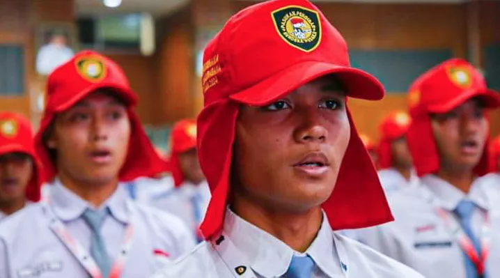 Wakil Walikota Armuji Buka Pemusatan Diklat Paskibraka 2024 di Graha Sawunggaling