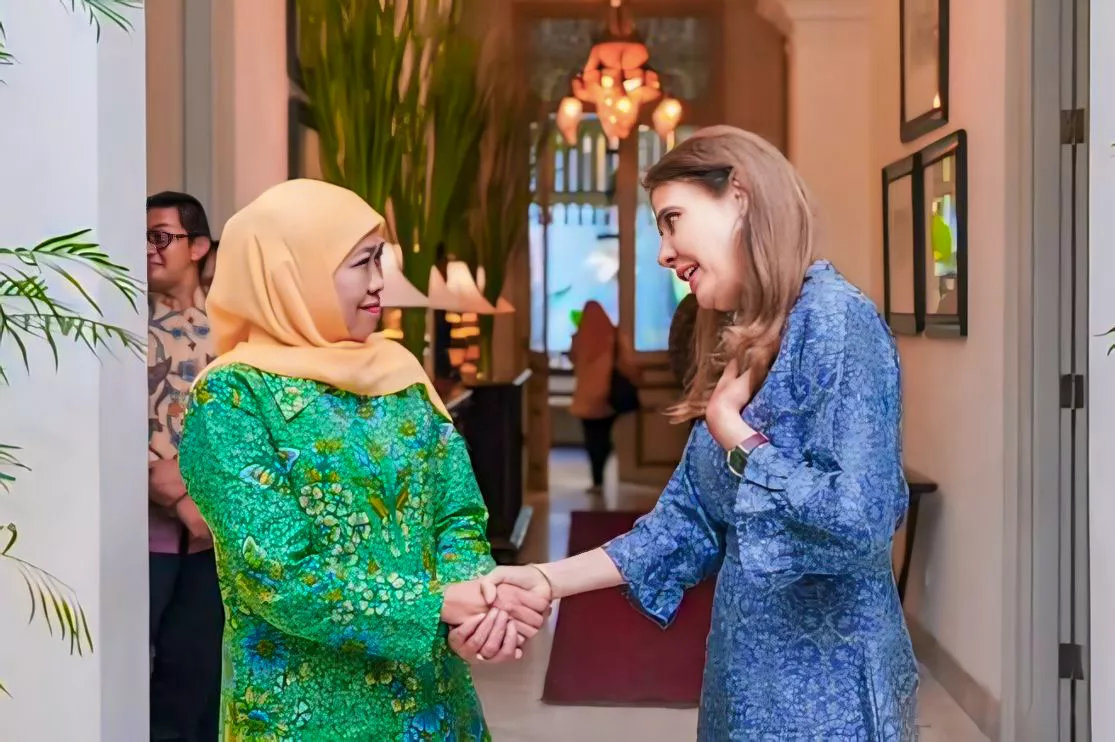 Khofifah Indar Parawansa dan Perwakilan PBB Gita Sabharwal Diskusikan Capaian SDGs Jawa Timur