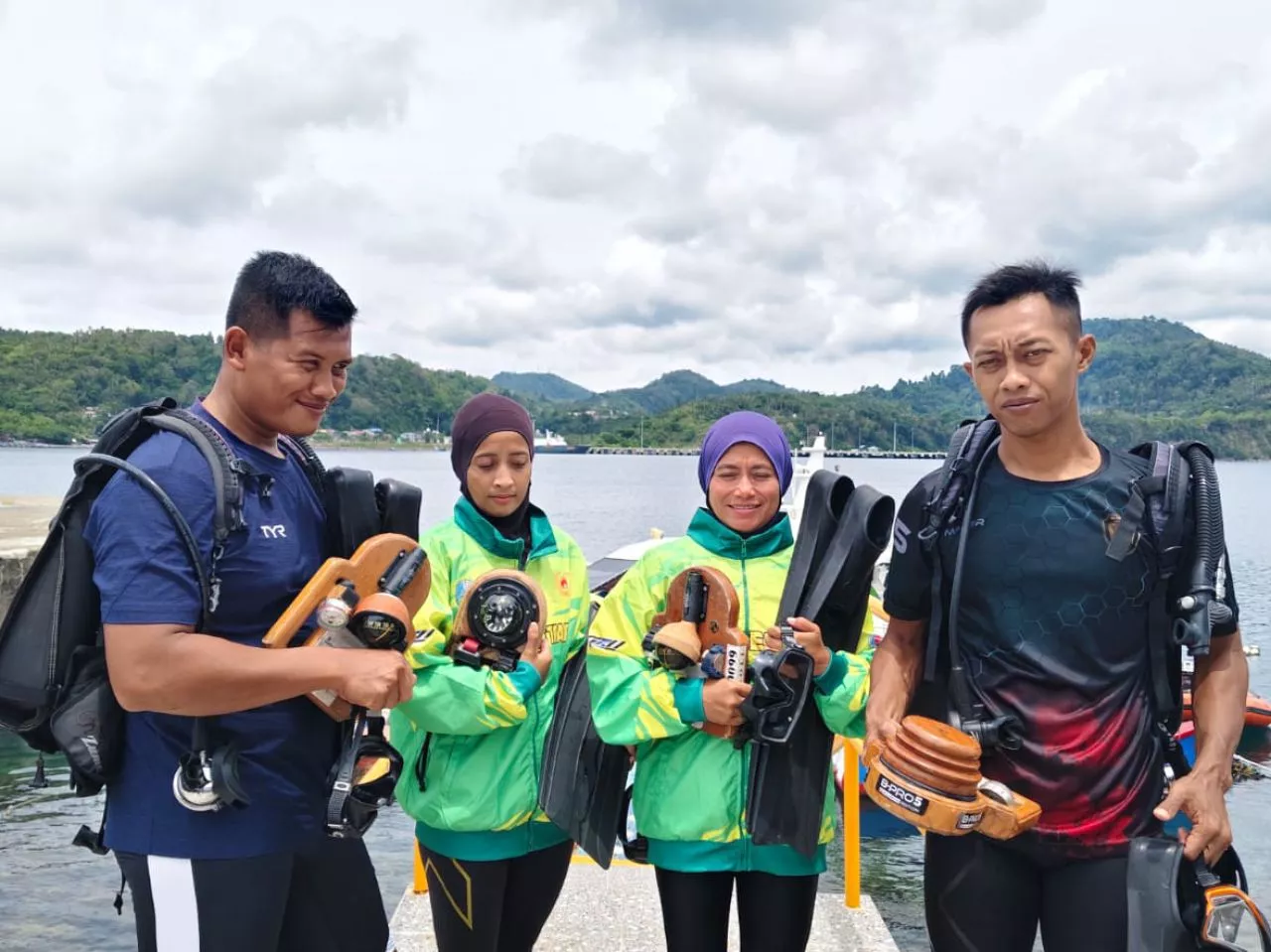 Atlet dan Pelatih Selam Jatim Berangkat Lebih Awal ke Sabang untuk Pengenalan Venue PON XXI