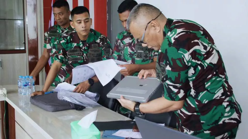 Tim Wasrik Itkormar Audit Anggaran di Brigade Infanteri 3 Marinir Sorong
