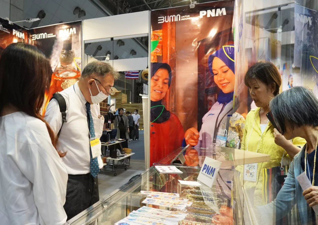 Meriahkan Hari Pelanggan Nasional, BUMN PNM kirim Produk Nasabah di Pameran Tokyo Gift Show ke 98
