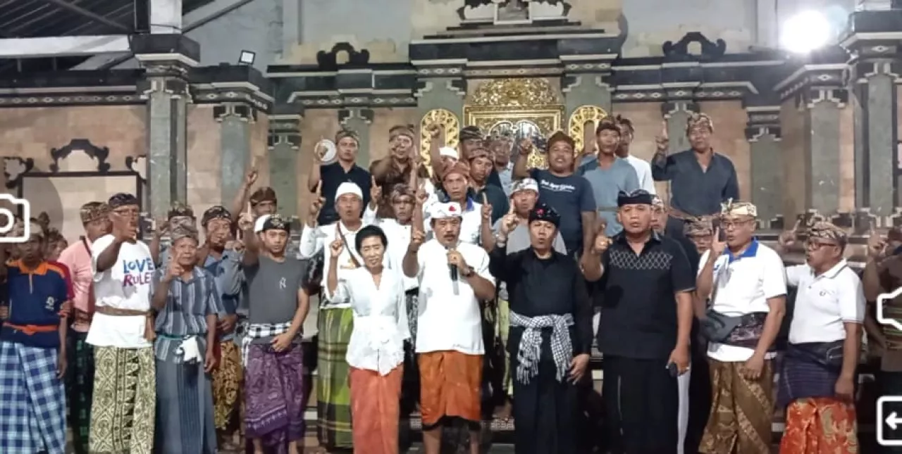 Paket Astaguna Sampaikan Visi Misi di Desa Akah, Harapkan Dukungan Putra Daerah di Pilkada Klungkung 2024