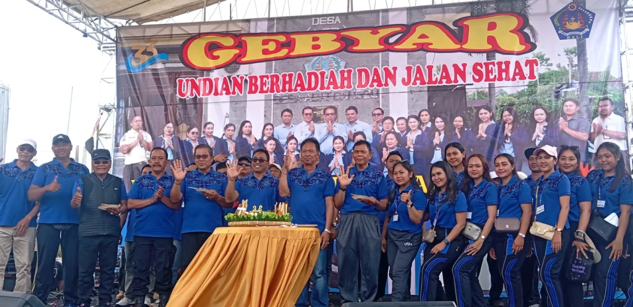 Gebyar Undian dan Jalan Sehat LPD Desa Adat Canggu Ribuan Masyarakat Antusias, Aset Tembus Rp 634 Miliar