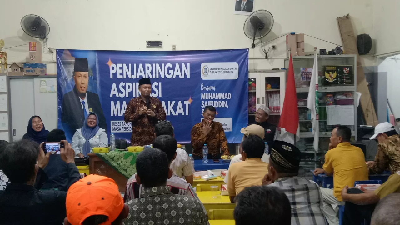 M.saifuddin anggota komisi A DPRD kota Surabaya, Tancap Gas menjaring aspirasi masyarakat.