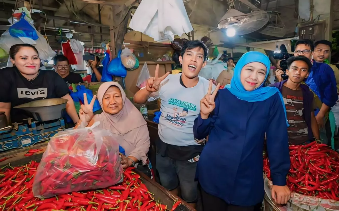 Hasil survei, Emak Tidak Mampu Kejar Bunda, Unggul Dua Kali Lipat di Pilgub Jatim 2024