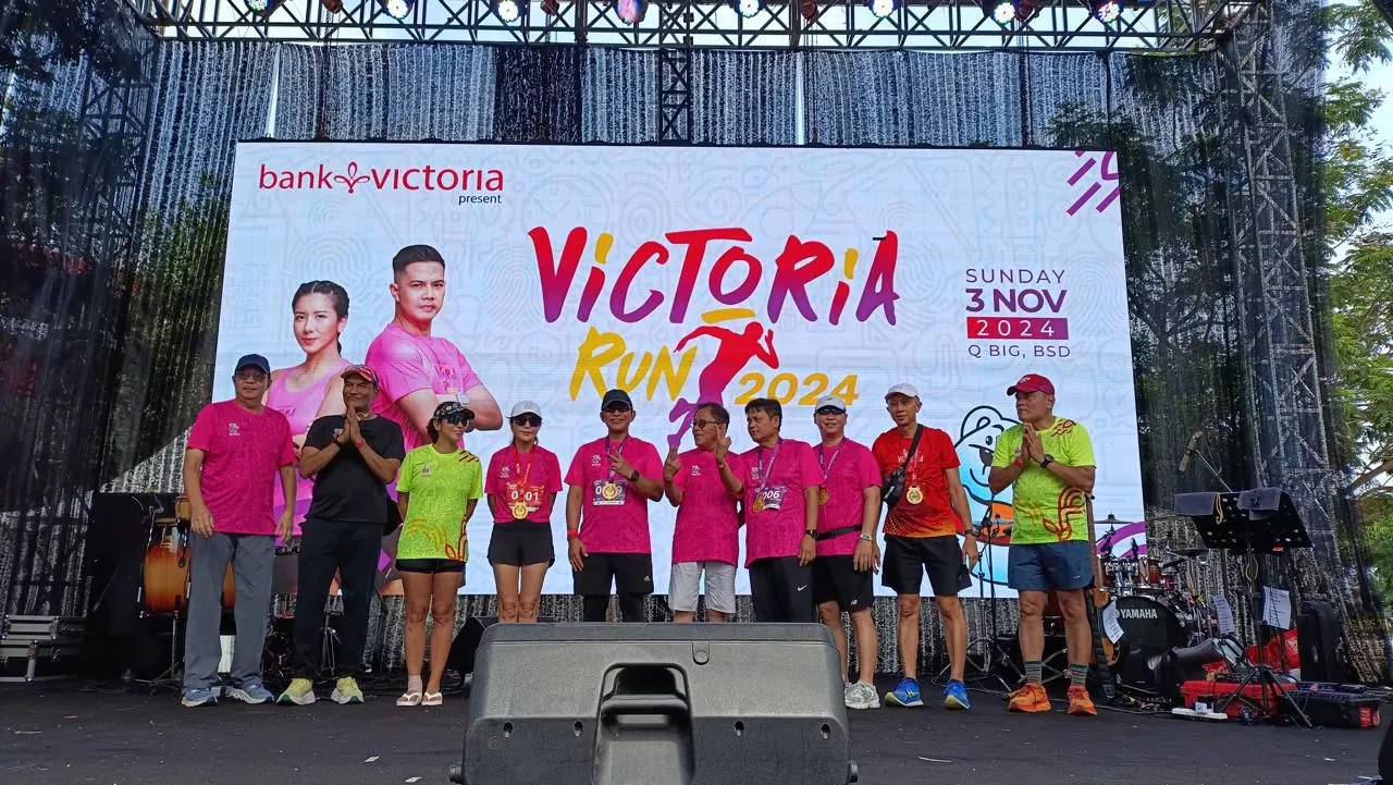 Perayaan 30 Tahun Bank Victoria, 6000 Peserta Ikuti Victoria Run 2024