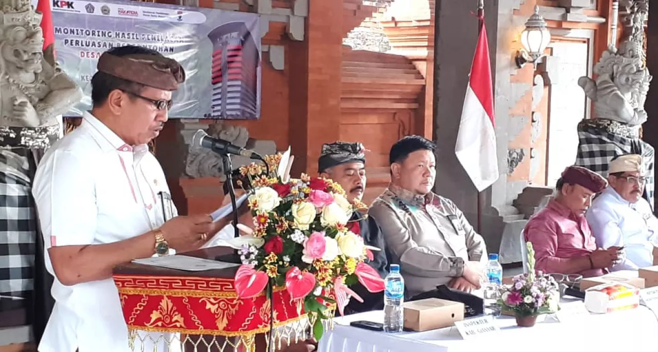 Desa Peliatan Menuju Desa Antikorupsi, Tim KPK RI Lakukan Pemantauan Implementasi Program