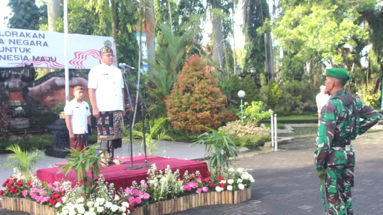 Pemkab Gianyar Gelar Upacara Hari Bela Negara Ke-76