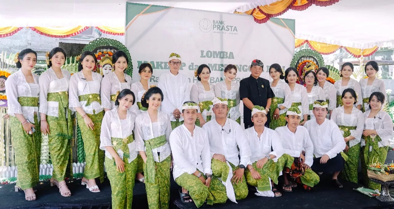 Lomba Makeup dan Mesanggul Bali, Wujud Pelestarian Budaya di HUT Bank Prasta ke-31