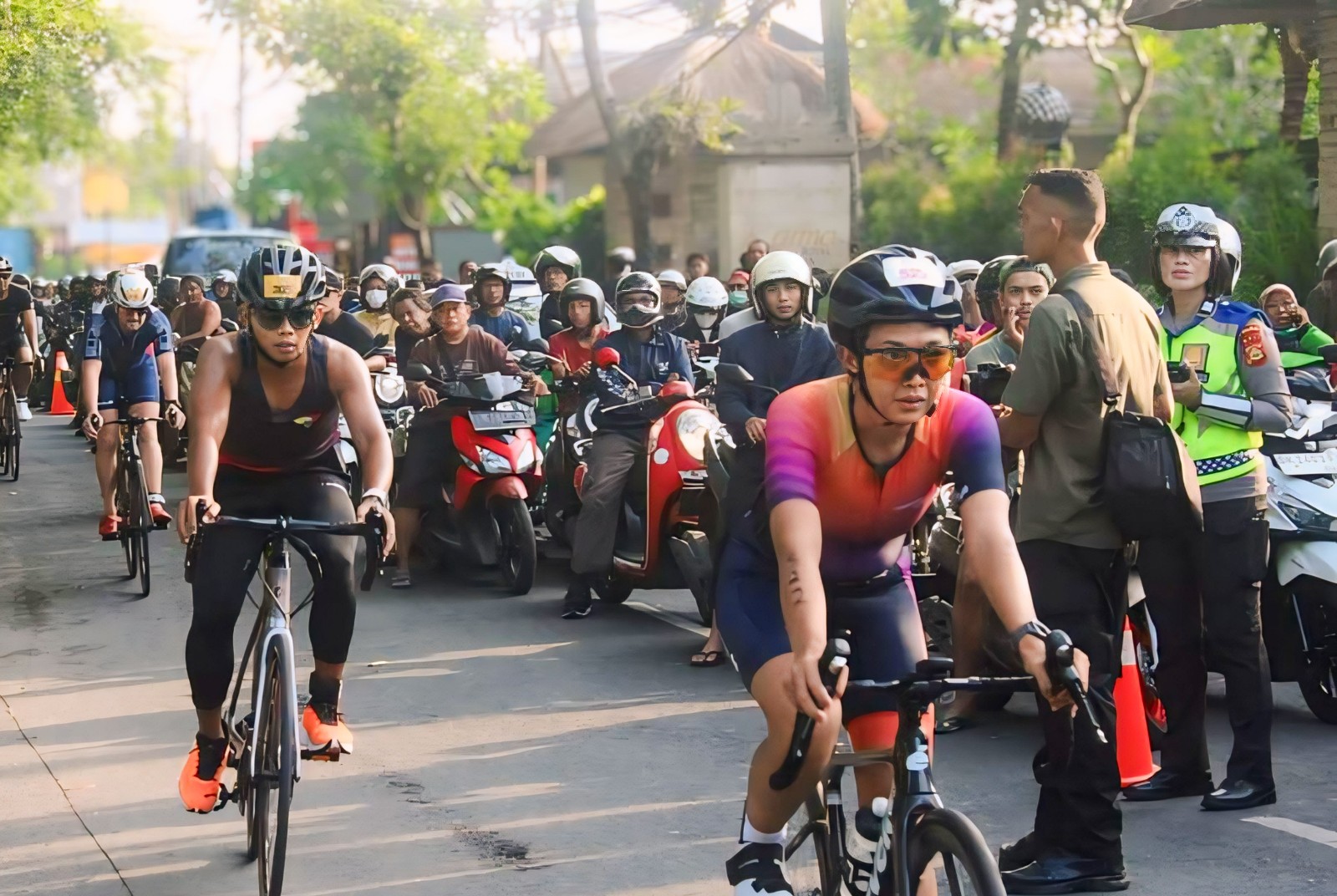 Hiu Petarung Batalyon Infanteri 3 Marinir Raih Juara 3 pada Sportel Bali Triathlon 2024