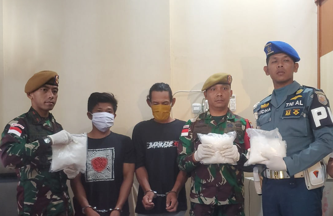 Satgas Pamtas RI-Malaysia Gagalkan Penyelundupan Narkoba 7 Kg di Pelabuhan Tunontaka Nunukan