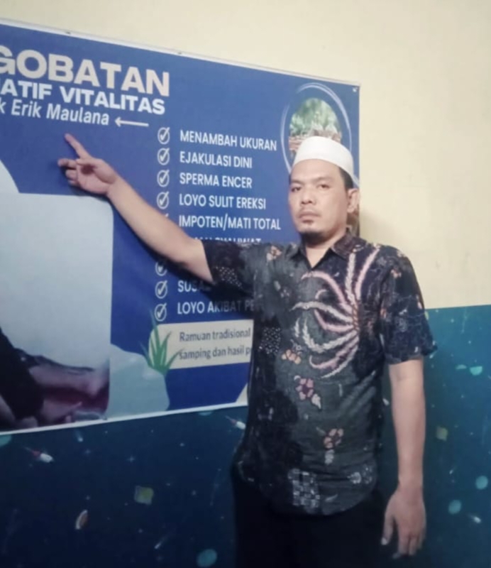 Pengobatan Alat Vital Palembang Bpk Erik Maulana Mak Erot Hp 082213874219