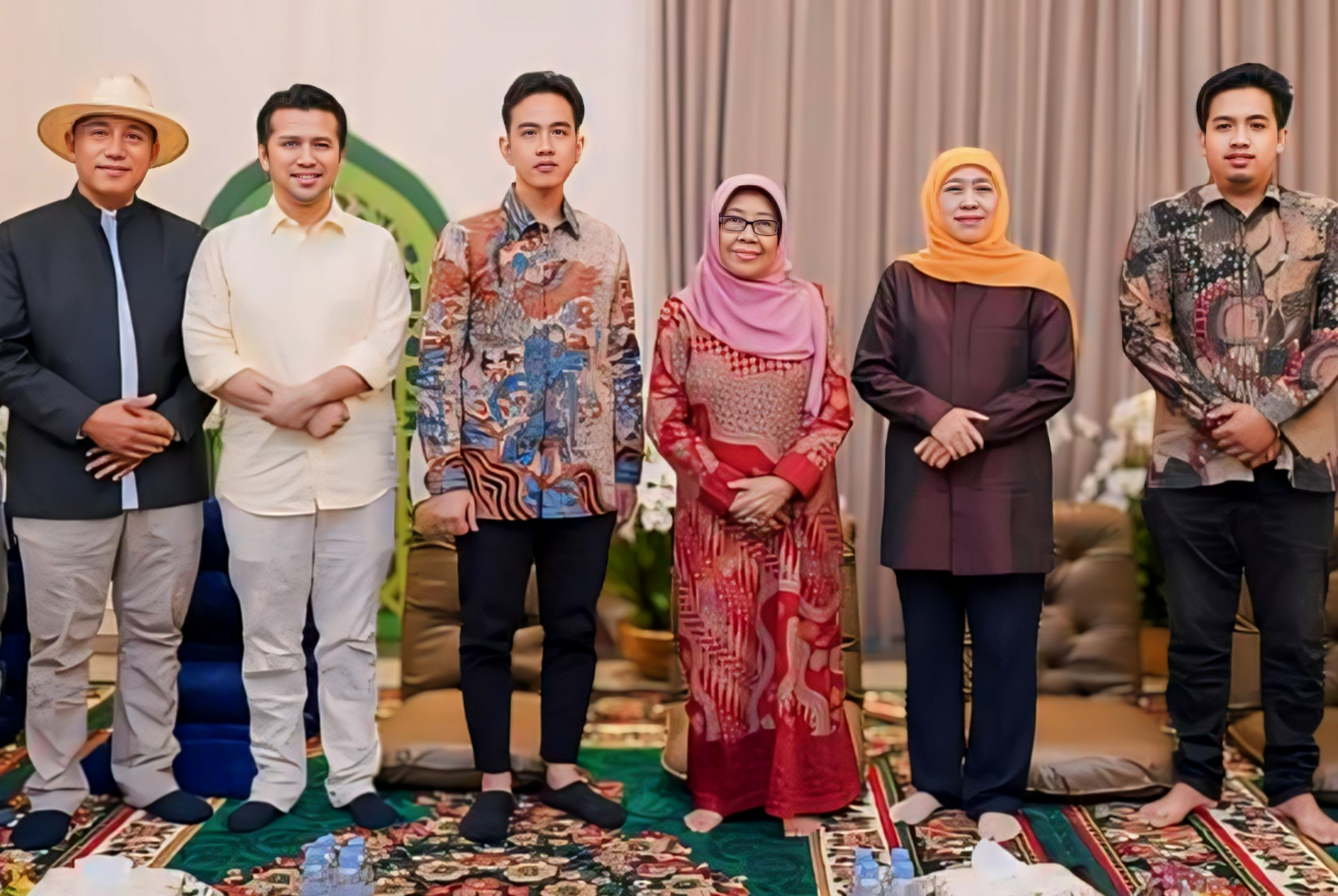 Gibran Silaturahmi ke Rumah Khofifah, Nyatakan Siap Kampenya Dukung Pemenangan di Jawa Timur