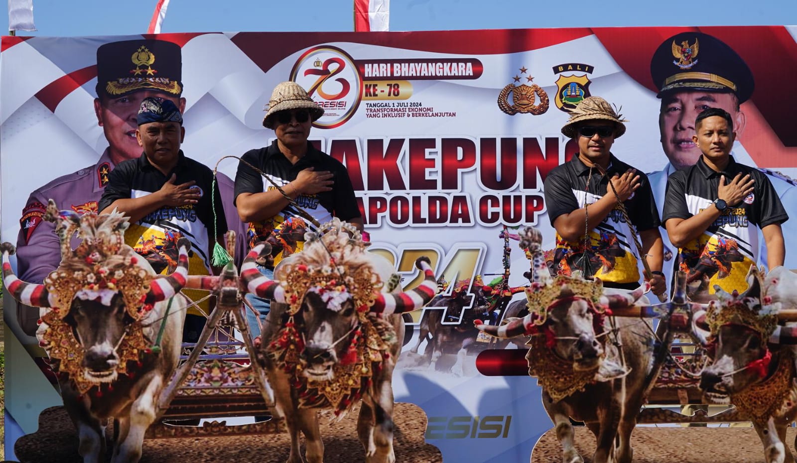Sirkuit All In One Jembrana Gelar Mekepung Kapolda Cup 2024