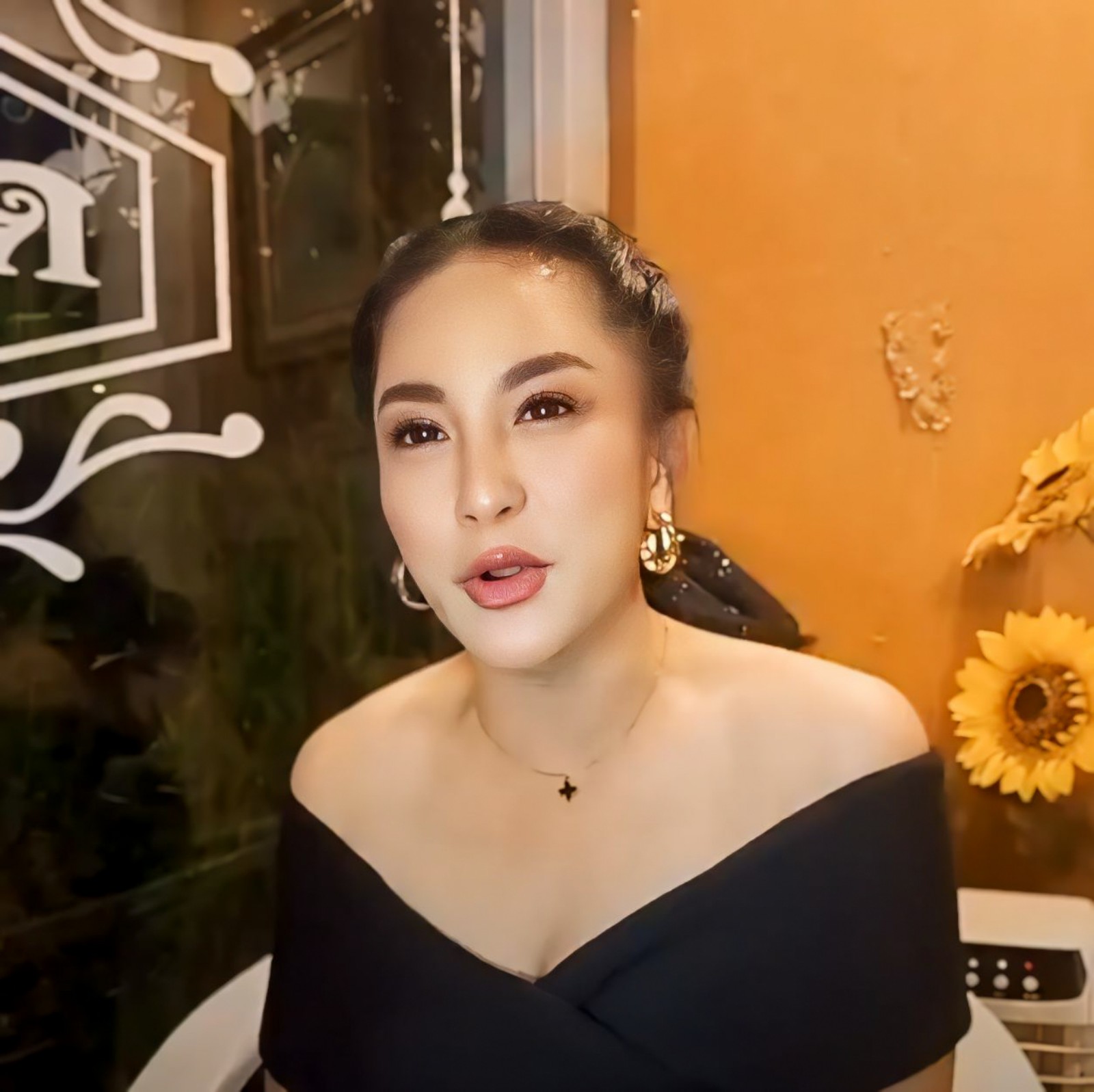 Pedangdut Nabila Gomes. Tangkapan layar dari sebuah video wawancara