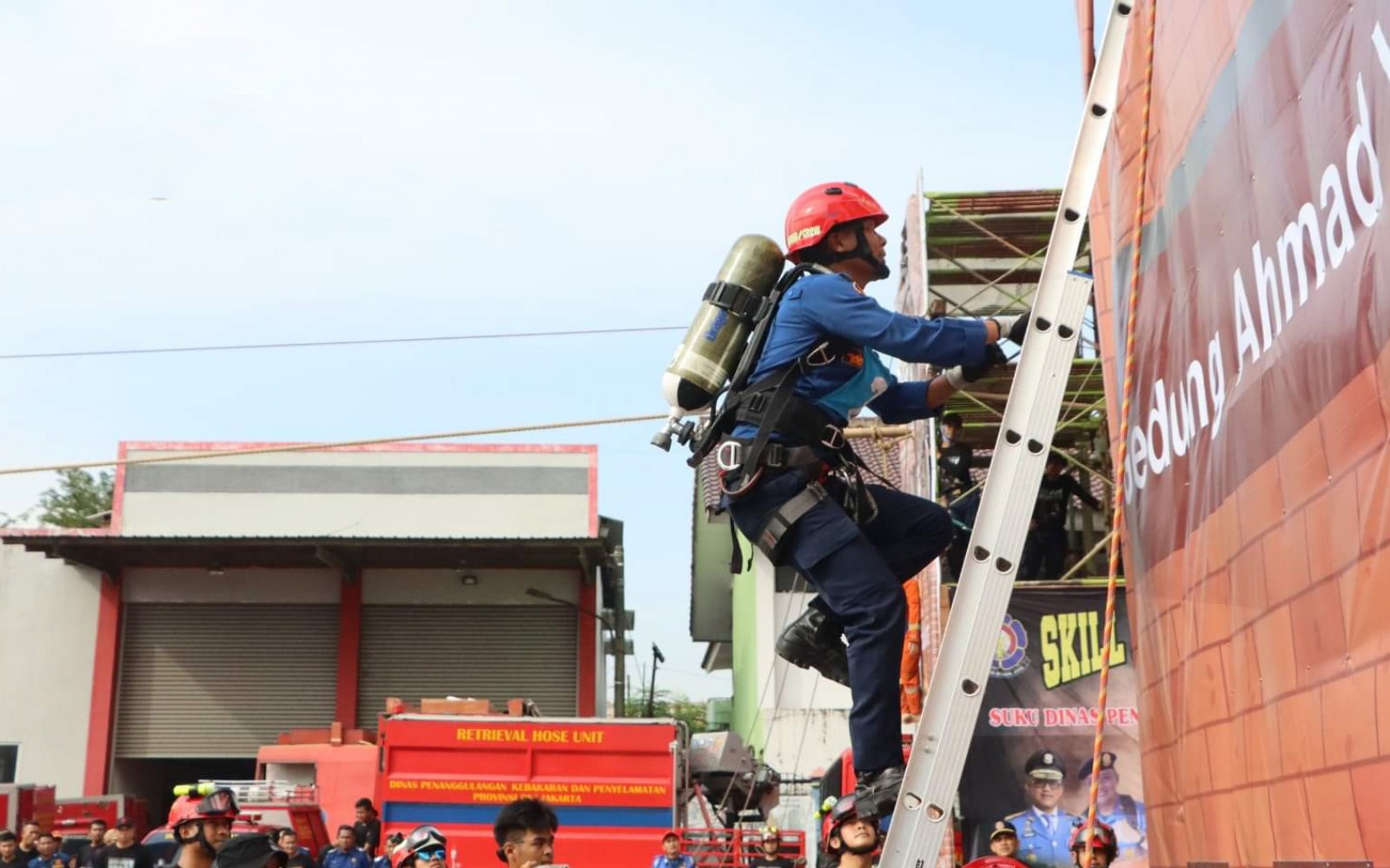 Jakarta Pusat Optimis Juarai Kompetisi Ketangkasan Pemadam Kebakaran di JFFC 2024