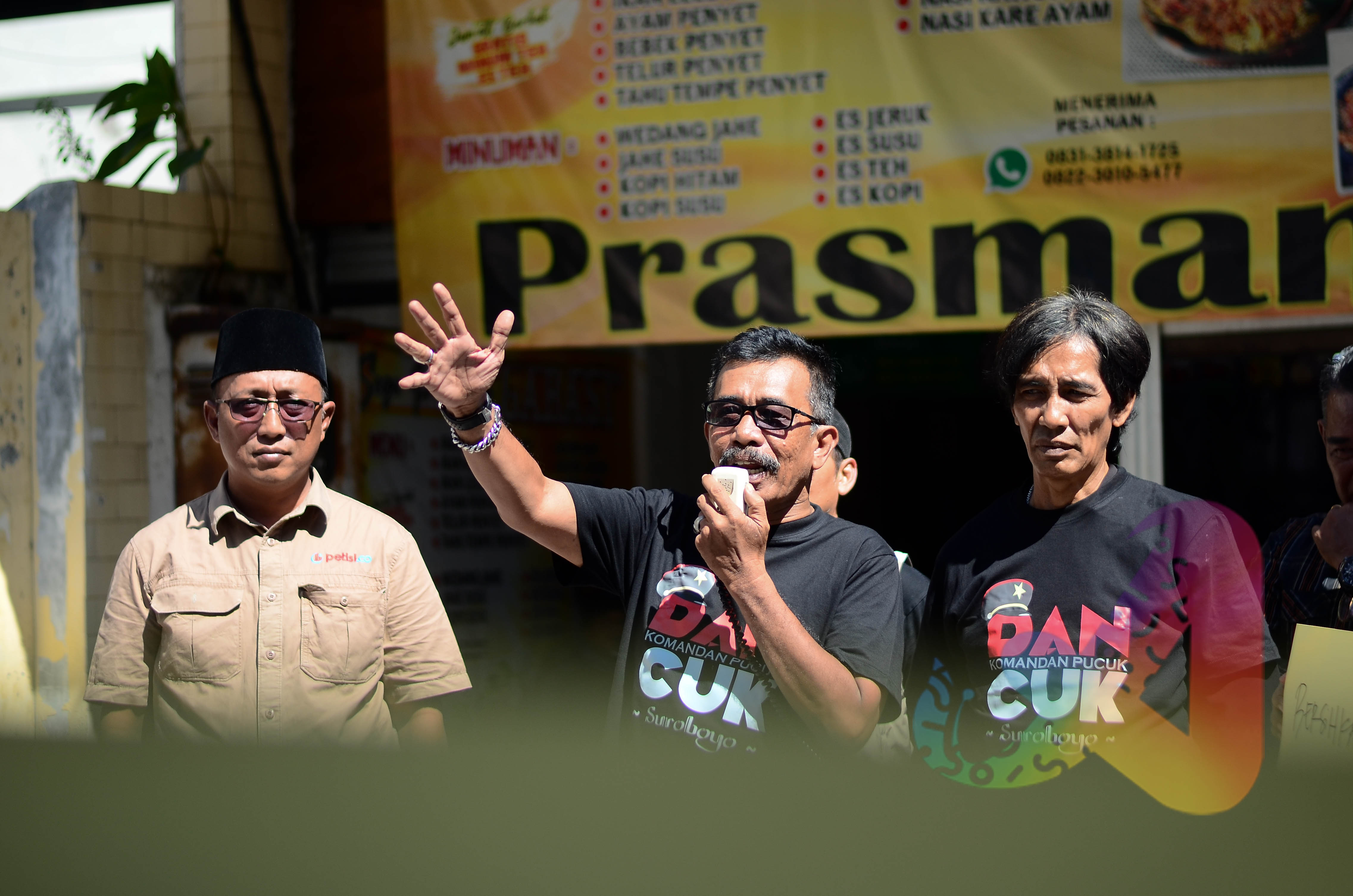 Aksi desak KLB PWI Pusat (Foto: Fuday)