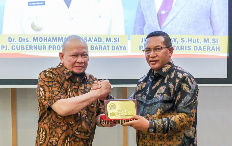 LaNyalla Bertemu Forkopimda se Papua Barat Daya, Ajak Jaga Filosofi Tiga Tungku