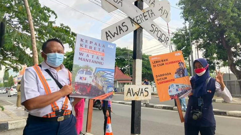 KAI Tutup 127 Perlintasan Sebidang Ilegal, Kecelakaan Turun Drastis