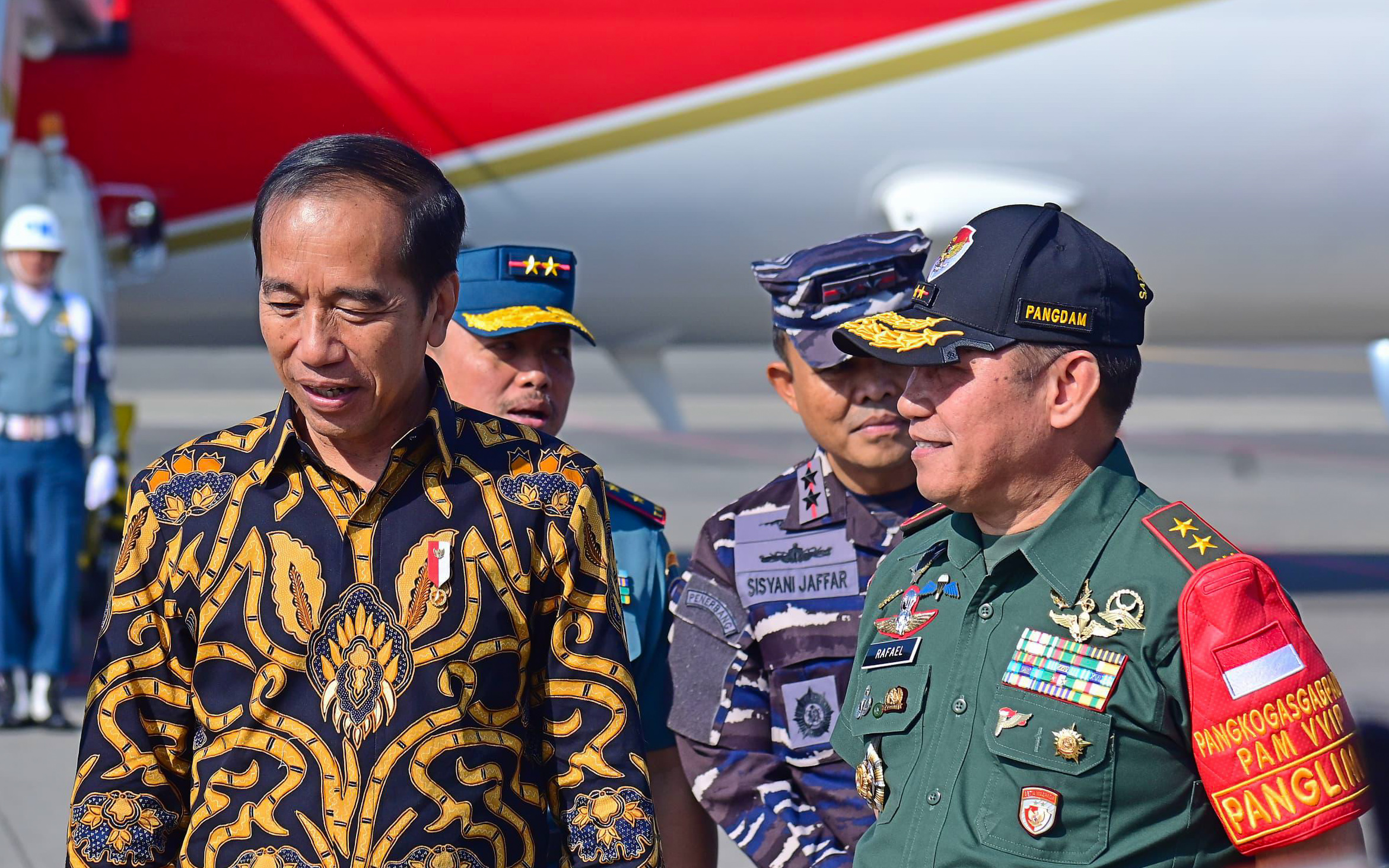 Mayjen TNI Rafael Granada Baay Kawal Kunker Presiden Jokowi di Surabaya