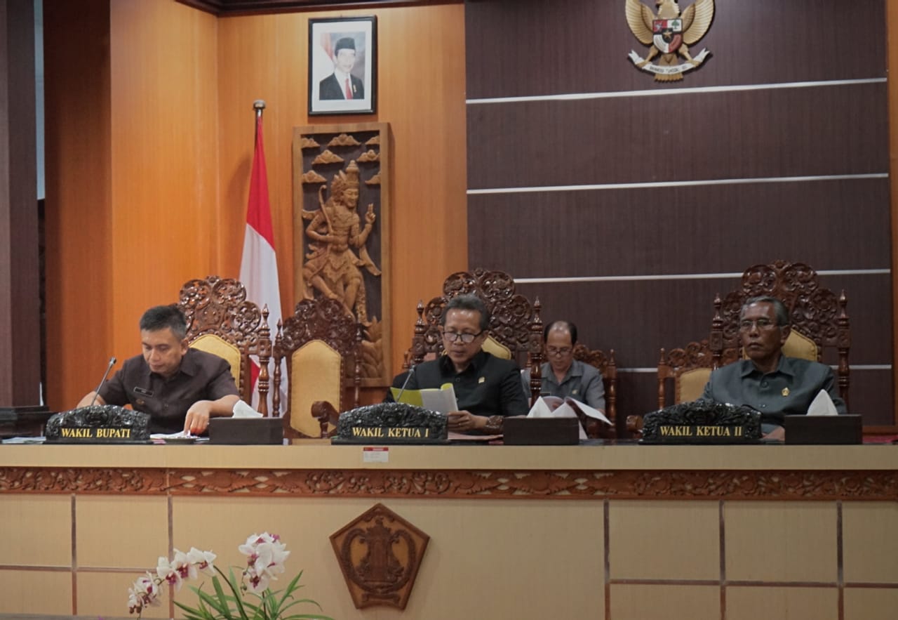 Rapat Paripurna DPRD Jembrana Agendakan Pandangan Umum Fraksi