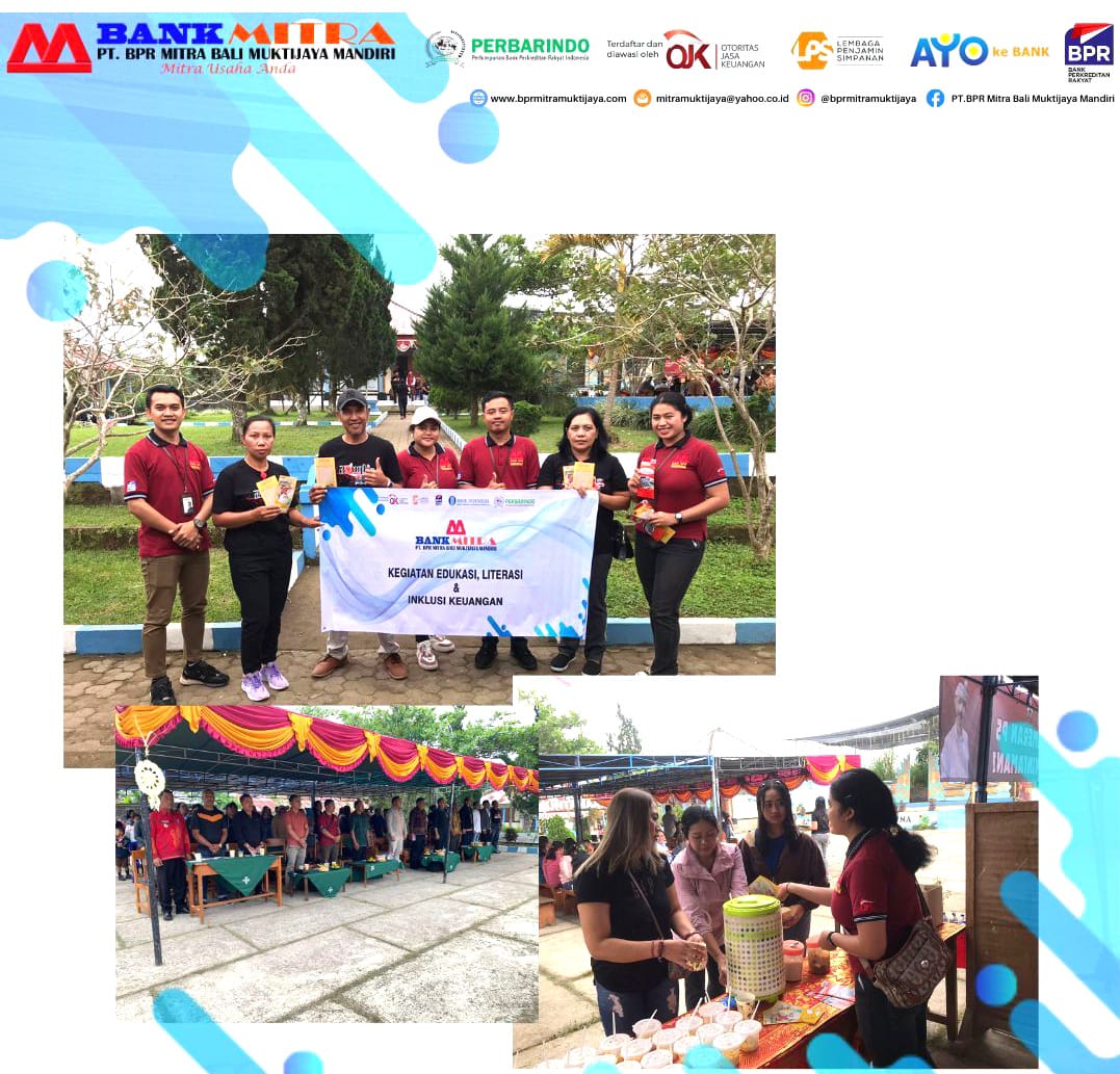 BPR Edukasi Literasi Keuangan di SDN 3 Kintamani, Berikan Hadiah untuk Murid Berprestasi