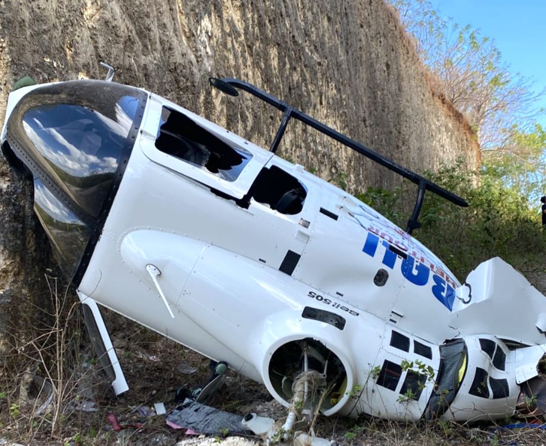 Helikopter Jatuh di Bali Akibat Layangan, Pelaku Masih Misterius