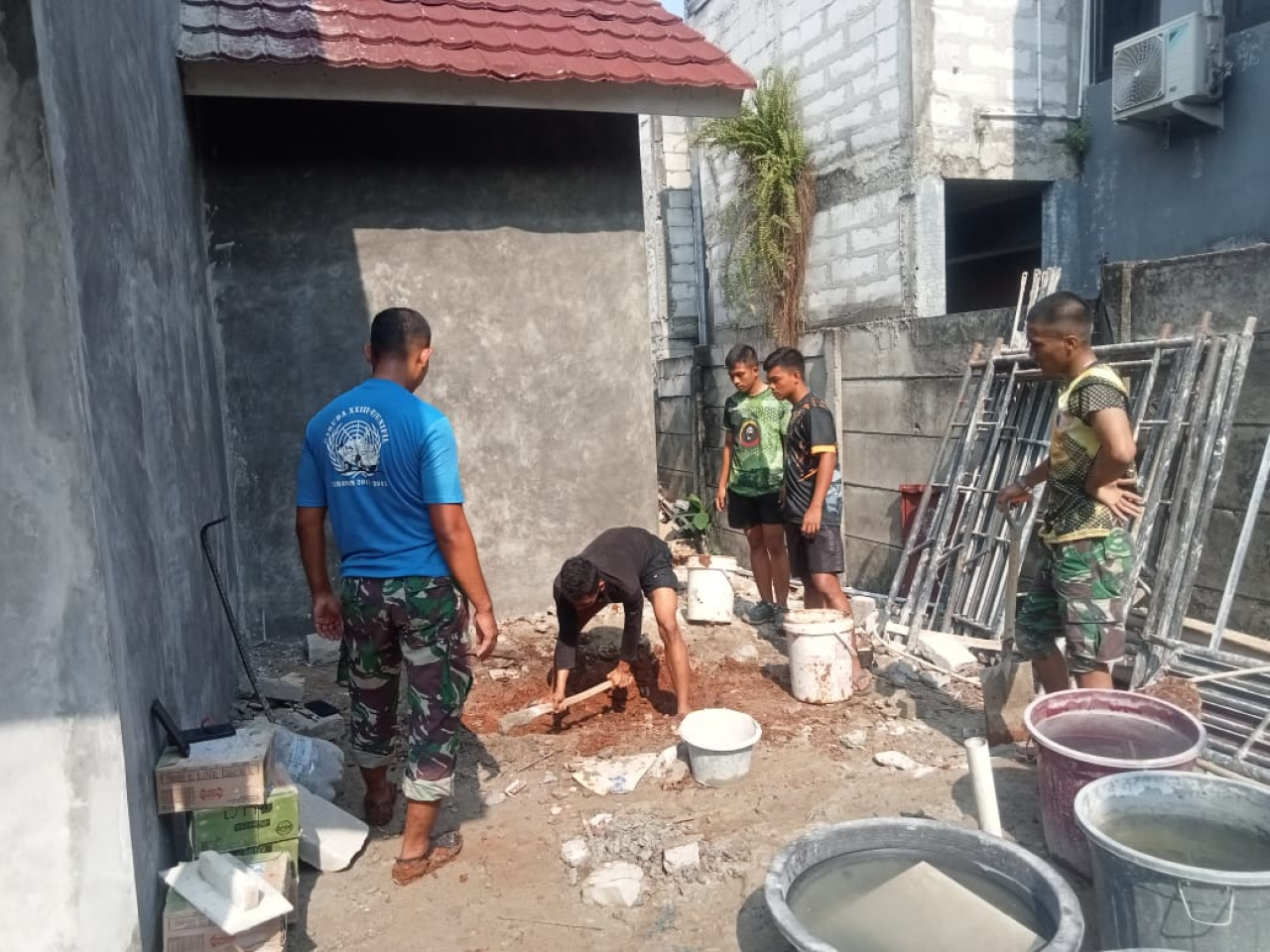 TMMD Ke 121 Kodim 0508/Depok, RTLH Menunjukan Kemajuan Signifikan