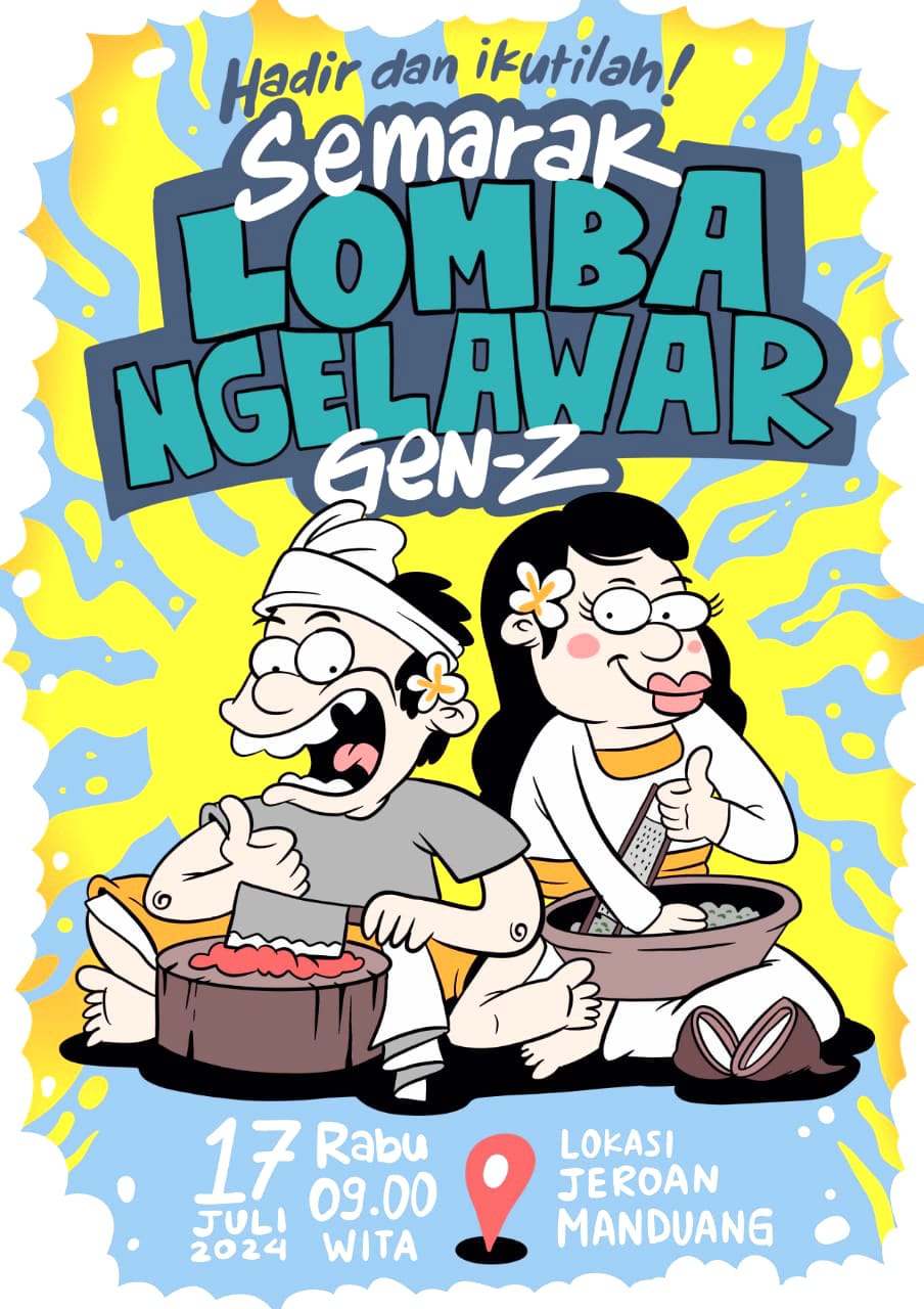 Semarak Lomba Ngelawar Gen-Z, Menghidupkan Tradisi, Menjalin Silaturahmi