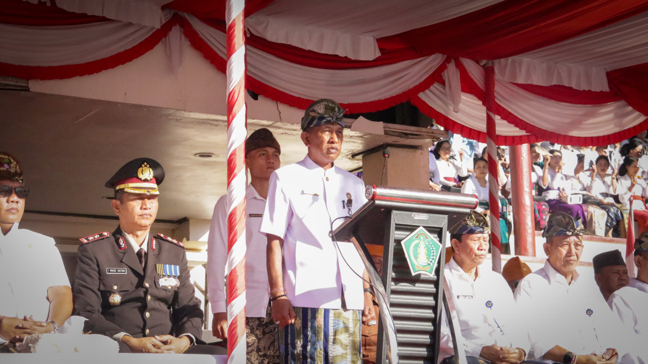 Pemkab Jembrana Gelar Apel HUT Provinsi Bali Prajahita Paramakarya