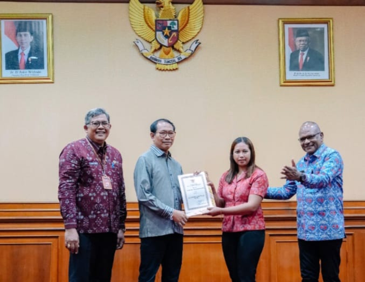 I Ketut Suiasa Saat Menghadiri Acara Hari Keluarga Nasional (Harganas) ke-31 Kabupaten Badung.