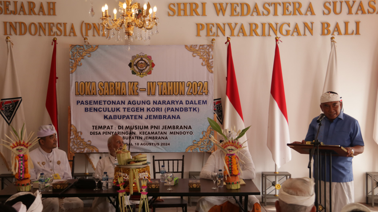 Bupati Tamba Buka Loka Sabha IV Pasemetonan Agung Nararya Dalem Benculuk Tegeh Kori