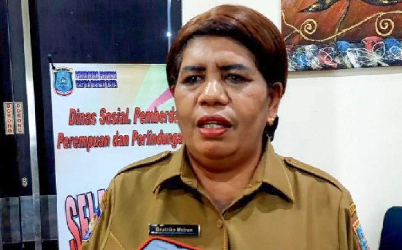 Kepala Dinas Sosial, Pemberdayaan Perempuan dan Perlindungan Anak (DSP3A) Papua Barat Daya, Beatriks Msiren.