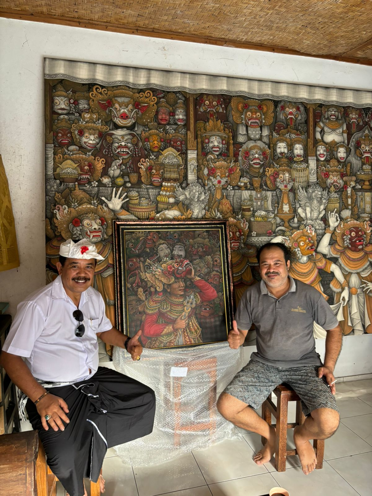 I Made Kasta Kunjungi Galeri Seni Lukis Kontemporer, Dukung Potensi Seniman Lokal