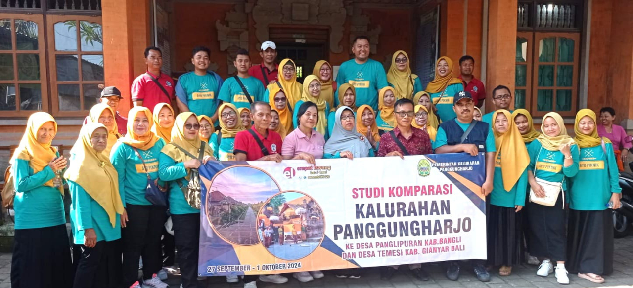 Desa Temesi Terima Kunjungan Rombongan Desa Panggungharjo Bantul, Inspirasi Pengelolaan Sampah Berbasis Sumber