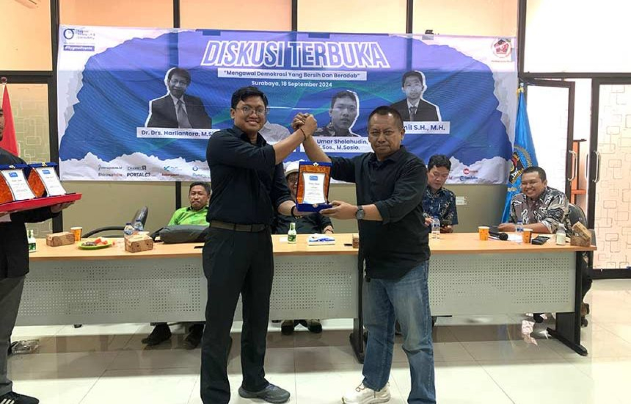 Kawal Proses Demokrasi, PWI Jatim Ajak Pers Dorong Partisipasi Publik