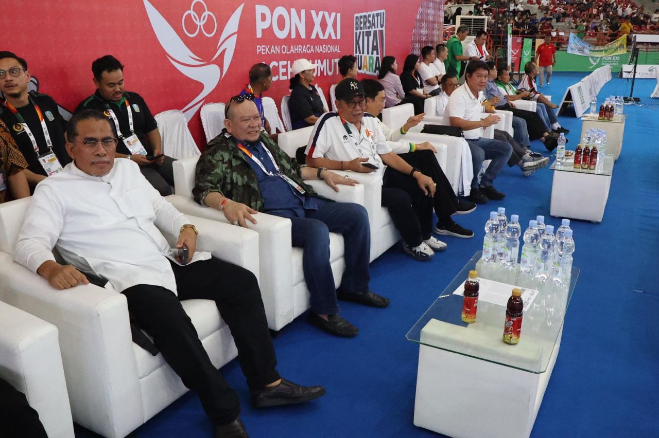 Ketua DPD RI LaNyalla Mahmud Mattalitti Tinjau Venue PON di Medan