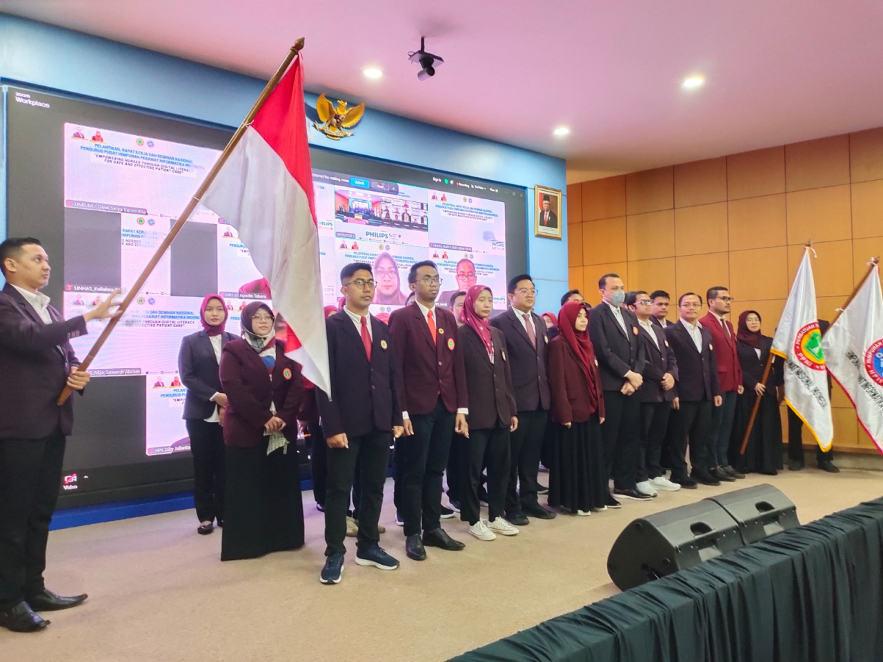 HPII sukses melaksanakan acara Pelantikan Pengurus Pusat Himpunan Perawat Informatika Indonesia (HPII) periode 2024-2029 pada Sabtu, (19/10/2024) di Gedung Pusdiklat Kominfo, Jakarta Selatan.