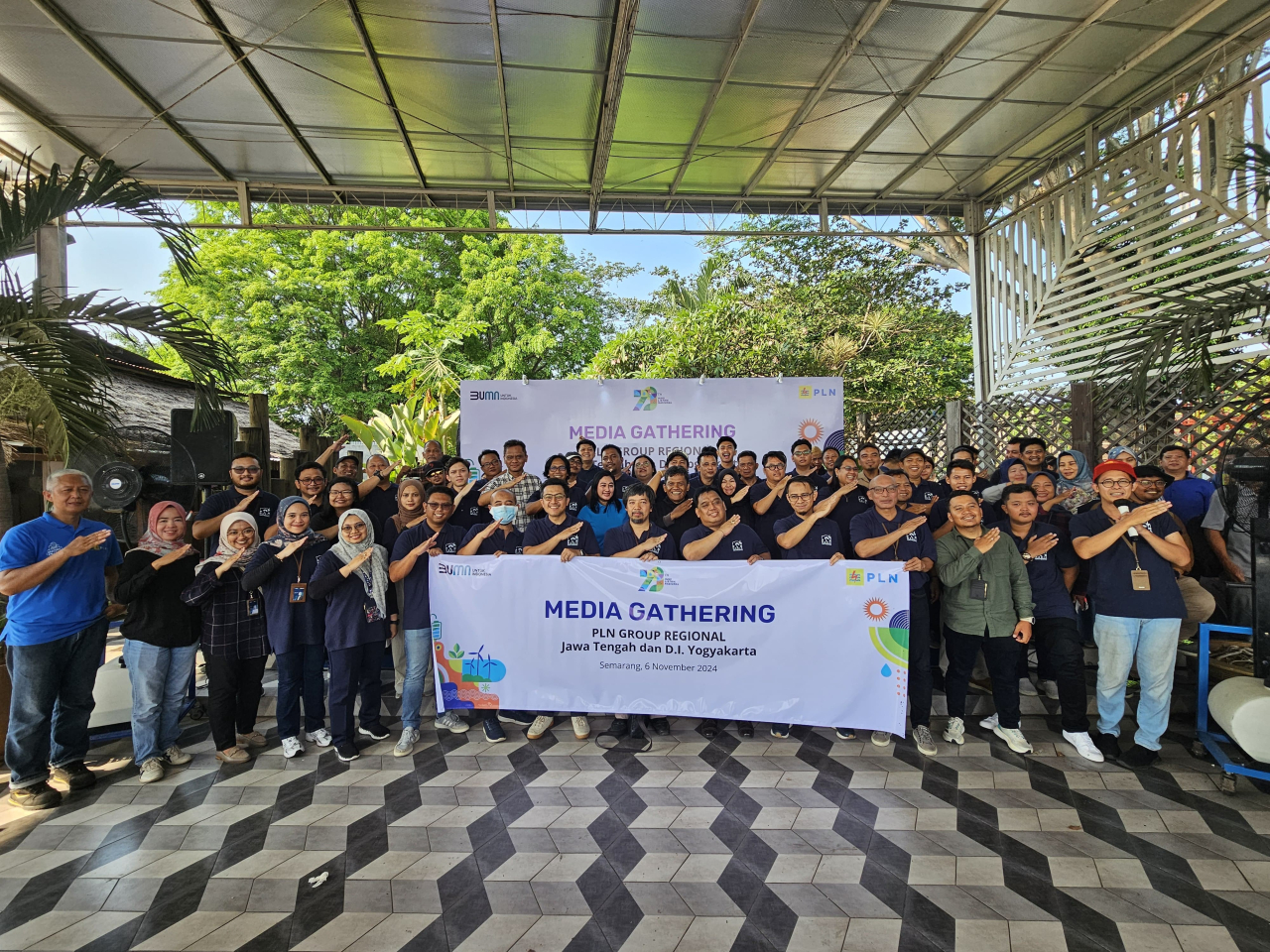 Semangat Hari Pahlawan, PLN Group Jawa Tengah dan D.I. Yogyakarta Gelar Media Gathering