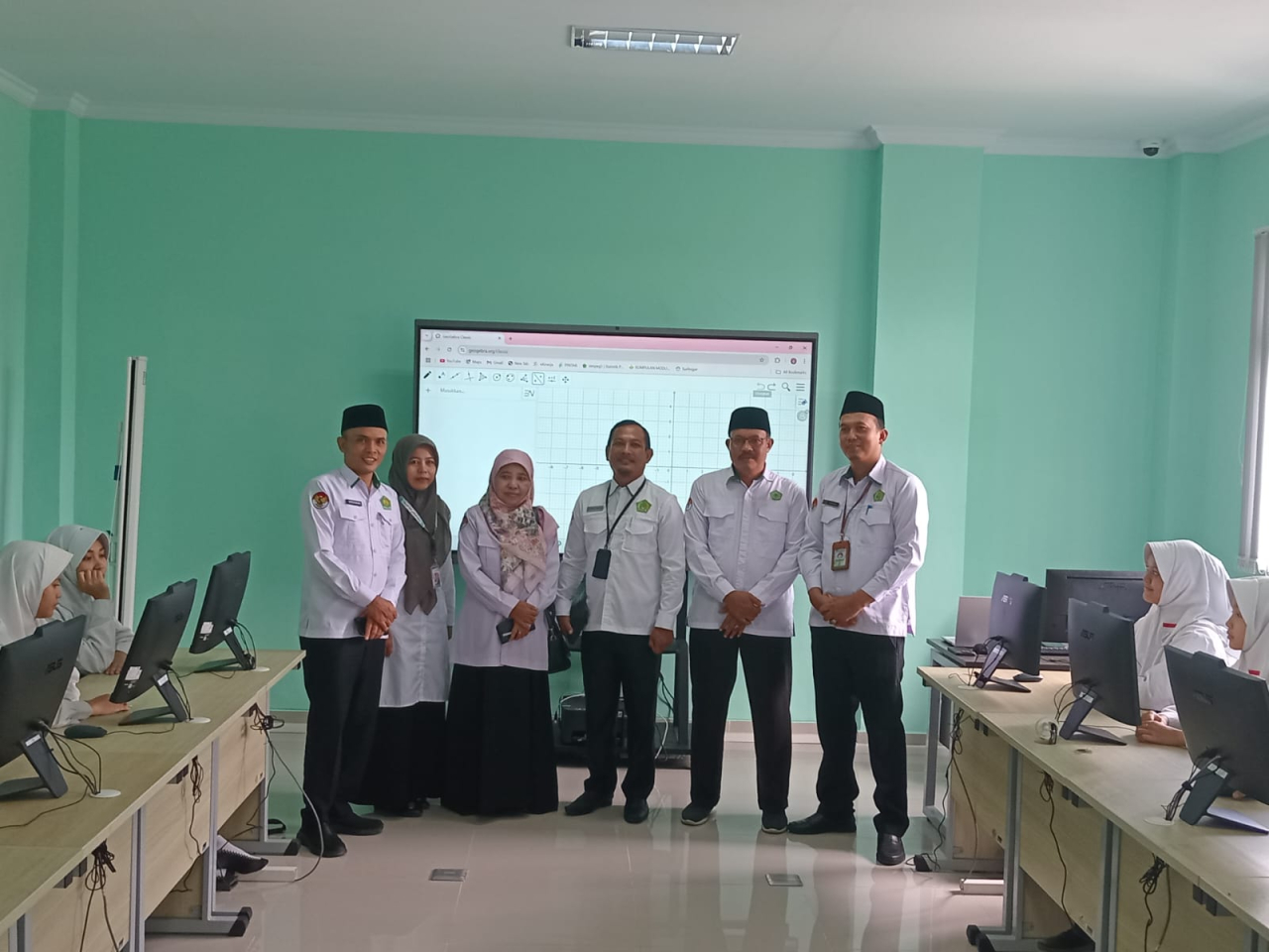 Ruang smart class MTs Negeri 3 Jembrana