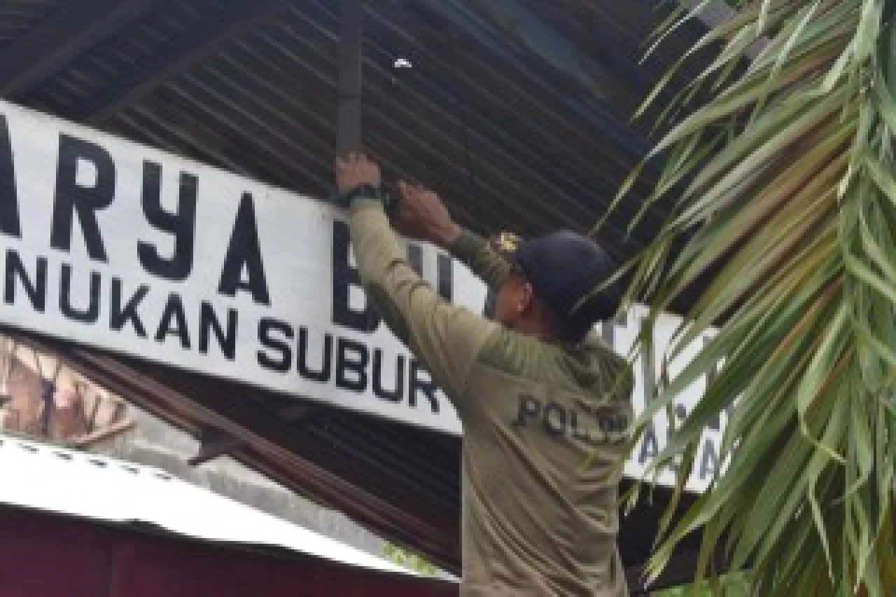 Habis Masa Izinnya Pemkot Surabaya Tertibkan Bangunann