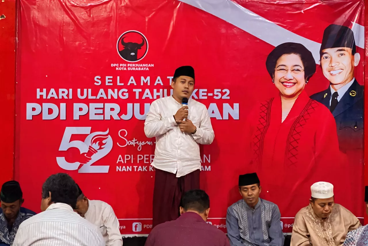 Abdul Ghoni Mukhlas Ni’am Gelar Doa Bersama Sambut HUT ke-52 PDI Perjuangan