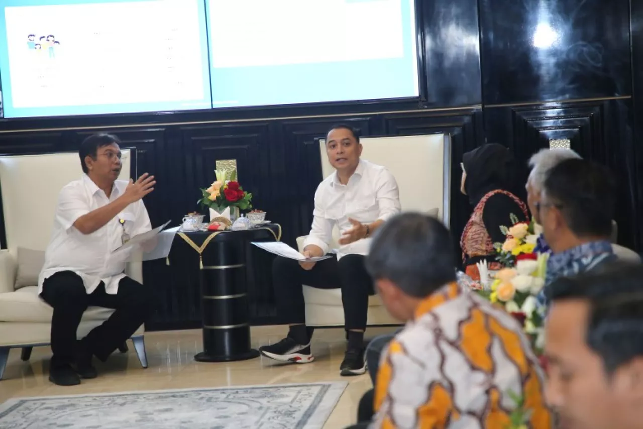 Bertemu BBWS Brantas, Wali Kota Eri Cahyadi Siapkan Langkah Penanganan Banjir