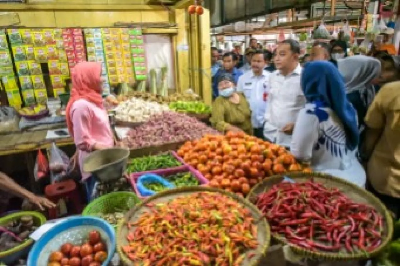 Surabaya Stok Pangan Aman Tiga Bulan ke Depan